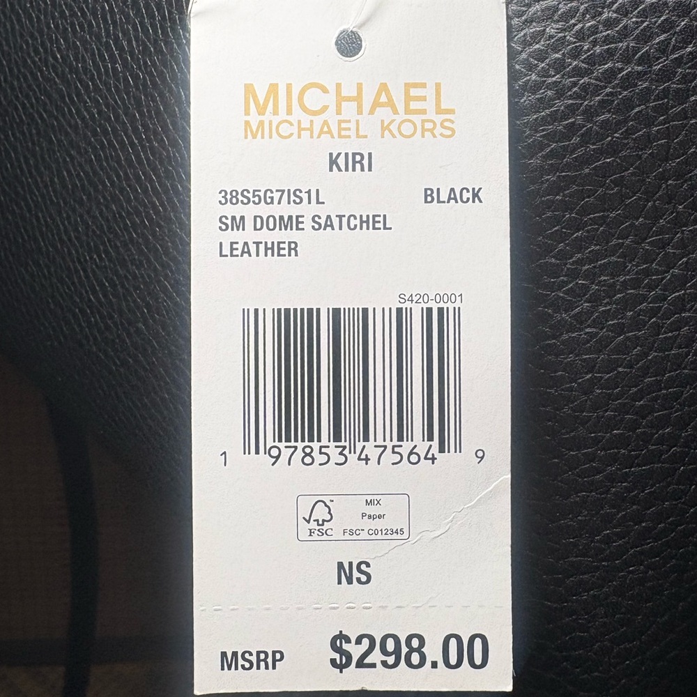 Michael Kors Kiri Small Dome Satchel in Black - Picture 9 of 9